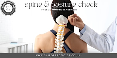 Primaire afbeelding van FREE Spine & Posture Check