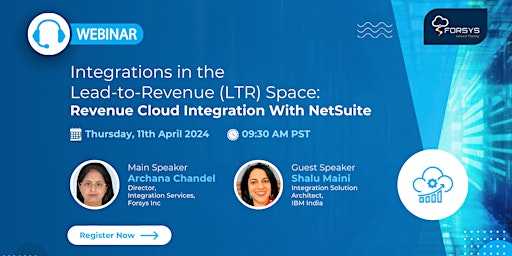 Hauptbild für Integrations in the Lead-to-Revenue (LTR) Space: Revenue Cloud Integration With NetSuite