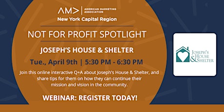 Not for Profit Spotlight - Joseph's House and Shelter - AMA NY Capital