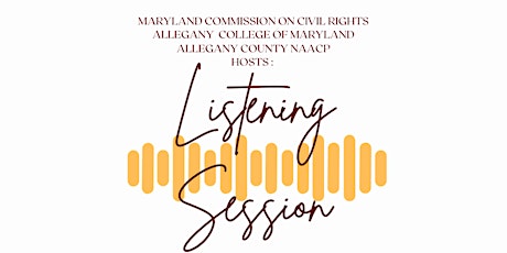 Allegany County Listening Session