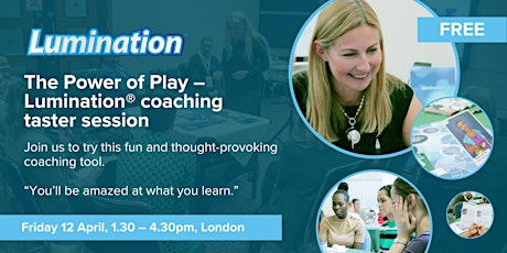 The Power of Play - Lumination® Coaching Taster Session