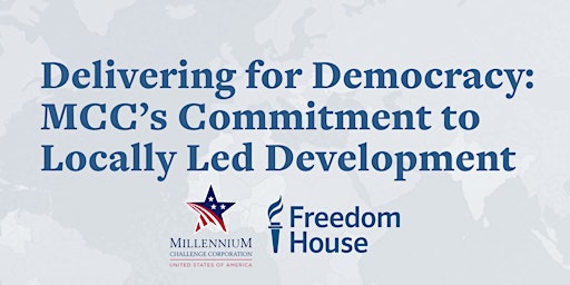 Hauptbild für Delivering for Democracy: MCC’s Commitment to Locally Led Development