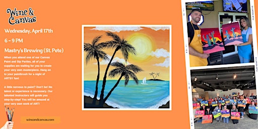 St. Pete Beach Paint and Sip – Florida Paradise primary image