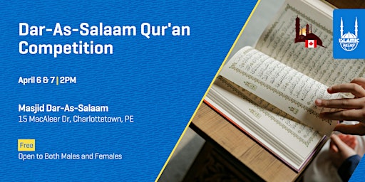 Image principale de Dar-As-Salaam Qur'an Competition| PEI