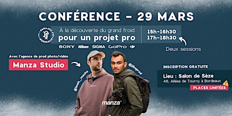 CONFÉRENCE PANAJOU X MANZA STUDIO // VENDREDI 29 MARS