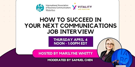 Primaire afbeelding van How to Succeed in Your Next Communications Job Interview