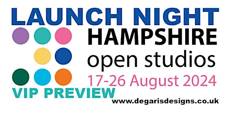VIP Preview Hampshire  Open Studios 16th August 2024