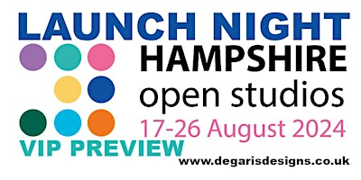 VIP Preview Hampshire  Open Studios 16th August 2024 primary image