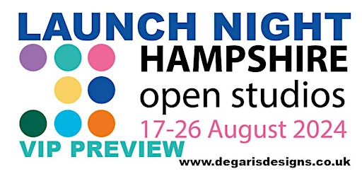 Imagem principal do evento VIP Preview Hampshire  Open Studios 16th August 2024