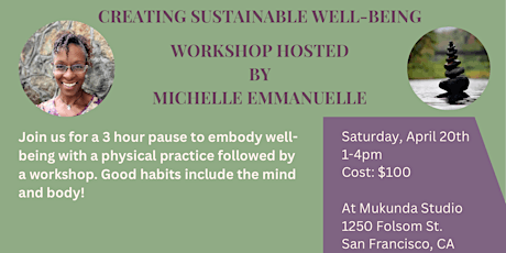 Sustaining Well-Being Workshop