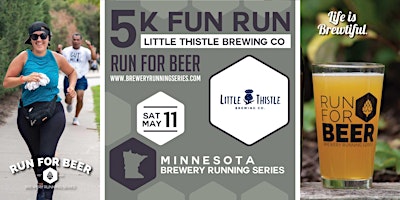 Imagem principal de 5k Beer Run x Little Thistle Brewing Co | 2024 MN Brewery Running Series