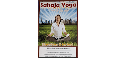 Primaire afbeelding van Learn to meditate to obtain relief from stress using Sahaja Yoga Meditation