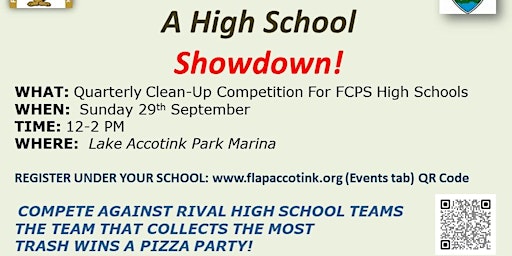 FLAP Trash Off:  A High School Showdown 29 Sept 2024
