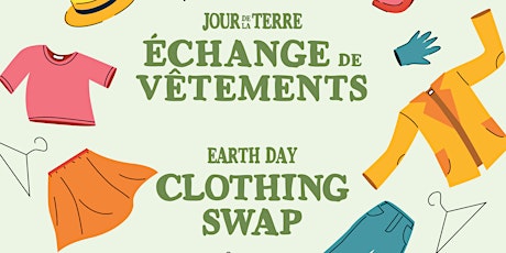 Échange de vêtements pour le Jour de la Terre | Earth Day Clothing Swap