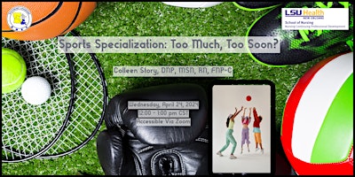 Sports Specialization: Too Much, Too Soon? primary image