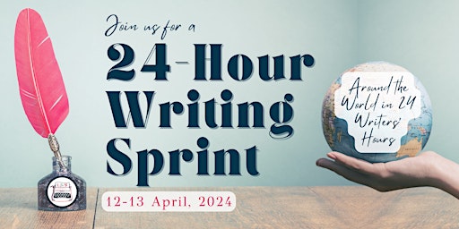 Primaire afbeelding van 24-Hour Writing Sprint: Around the World in 24 Writers' Hours (FREE)