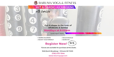 Primaire afbeelding van HIIT and Cardio Kickboxing (Afrobeats & Samba!)