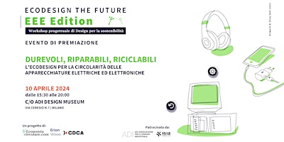 Primaire afbeelding van L'ECODESIGN PER LA CIRCOLARITÀ DELLE AEE