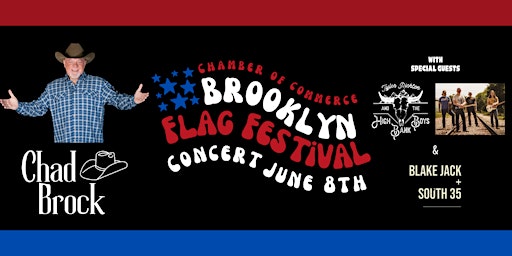 Imagen principal de Flag Festival Featuring Chad Brock with Tyler Richton & The High Bank Boys