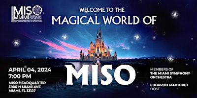 Imagem principal do evento Welcome to the Magical World of MISO