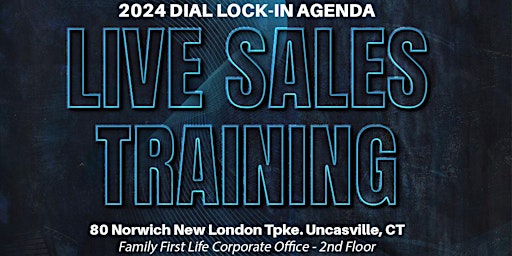 Imagen principal de Live Sales Training - 2024 Dial Lock-In