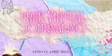 FREE Virtual Journaling: Poetry Month Edition
