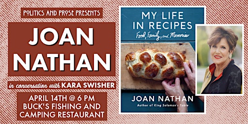 Primaire afbeelding van [SOLD OUT]Joan Nathan | MY LIFE IN RECIPES @ Buck's Fishing & Camping