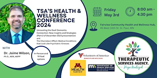 Primaire afbeelding van VIRTUAL - TSA's Health & Wellness Conference 2024