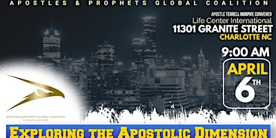 Imagen principal de EXPLORE THE APOSTOLIC DIMENSION AN APOSTOLIC PROPHETIC  SYMPOSIUM