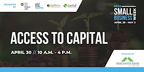 Small Business Week Day 2: Access to Capital