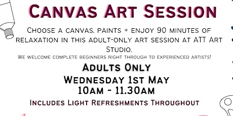 Canvas Art Session - Adults Only