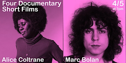 Alice Coltrane, Marc Bolan, Tricky, Connie Converse Documentary Screening primary image