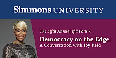 Hauptbild für Democracy on The Edge: A Conversation with Joy Reid