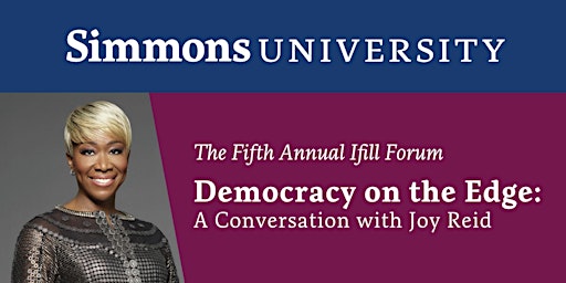 Imagem principal do evento Democracy on The Edge: A Conversation with Joy Reid