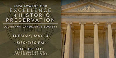 Imagem principal do evento 2024 Awards of Excellence in Historic Preservation Celebration