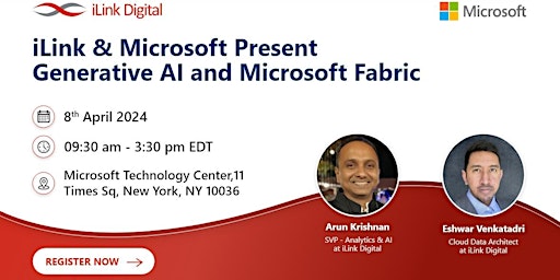 Microsoft Lunch Event - Generative AI and Microsoft Fabric primary image