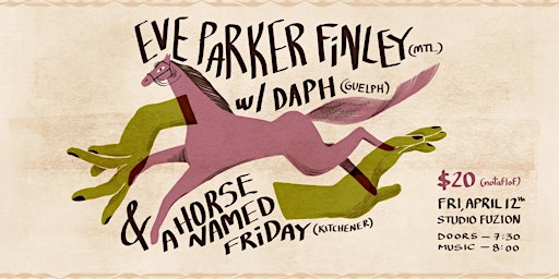 Immagine principale di Eve Parker Finley (MTL) w/ DAPH (GUE) and A Horse Named Friday (KIT) 
