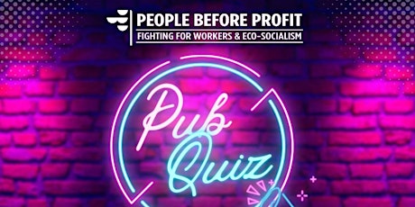 Pub Quiz!- Election fundraiser for People Before Profit