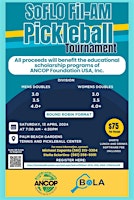 Immagine principale di SoFlo Fil-Am Pickleball Tournament  (soflopickle.org) 