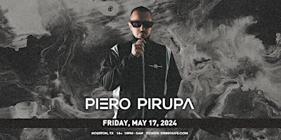 Imagem principal do evento PIERO PIRUPA - Stereo Live Houston