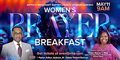 Image principale de Women's Prayer Breakfast hosted by Antioch Missionary Baptist Church