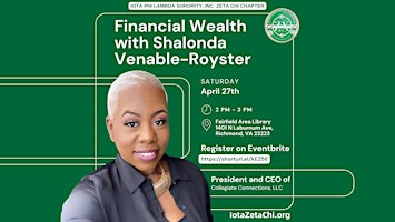 Imagem principal do evento Financial Wealth with Shalonda Venable-Royster