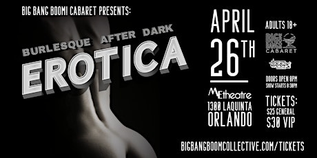 Big Bang BOOM! Cabaret presents Erotica