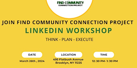 Join Find Community Connection Project - Linkedin Workshop