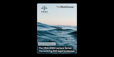 VRAI 2024 Lecture Series: Evolving ESG Legal Landscape: Corporate Sustainability Reporting Directive primary image