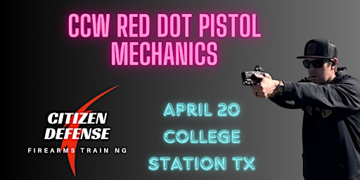 Imagem principal do evento CCW Red Dot Pistol  Mechanics