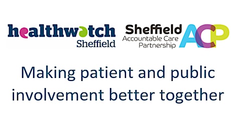 Making patient and public involvement better together primary image