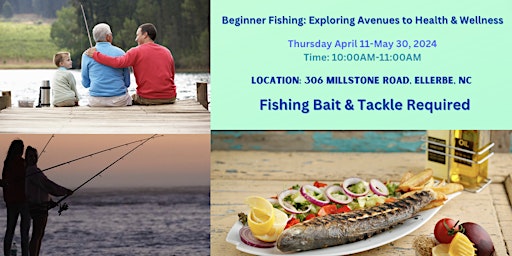 Imagem principal do evento Beginner Fishing Classes: Exploring Avenues to Health and Wellness