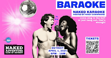 Imagem principal do evento Bareoke Detroit (naked karaoke)