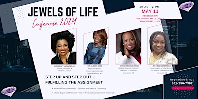 Hauptbild für JEWELS OF LIFE CONFERENCE 2024: STEP UP AND STEP OUT